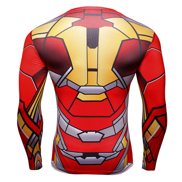 IRON MAN Compression Shirt for Men (Long Sleeve)