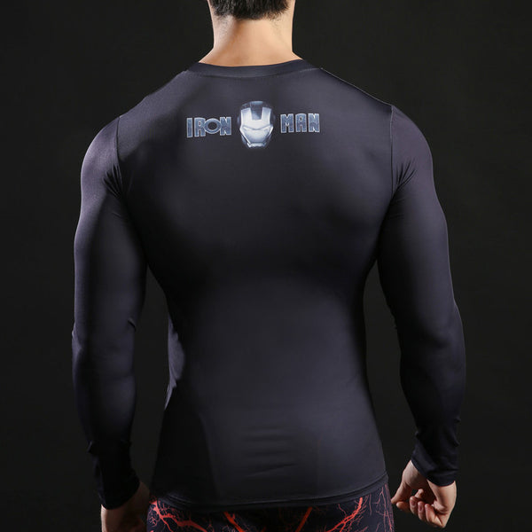 IRON MAN Compression Shirt for Men (Long Sleeve)