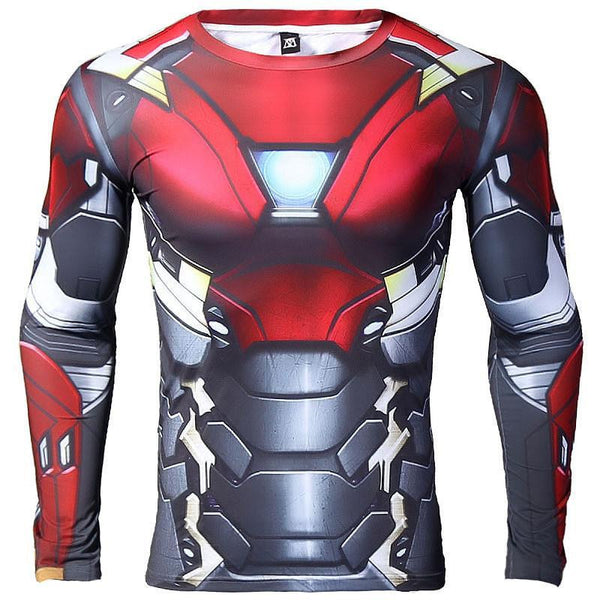 IRON MAN Compression Shirt for Men (Long Sleeve)