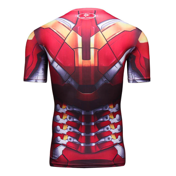 IRON MAN Compression Shirt for Men (Short Sleeve)