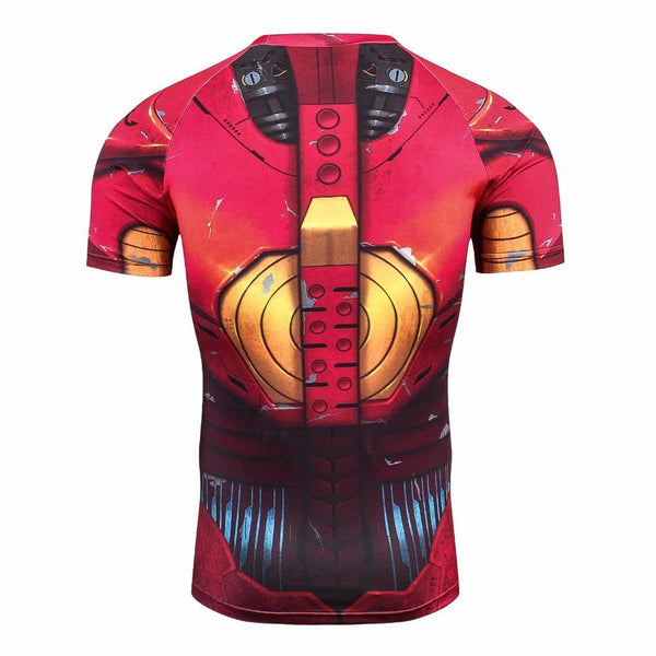IRON MAN Compression Shirt for Men (Short Sleeve)