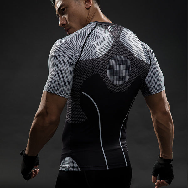 IRON MAN Compression Shirt for Men (Short Sleeve)