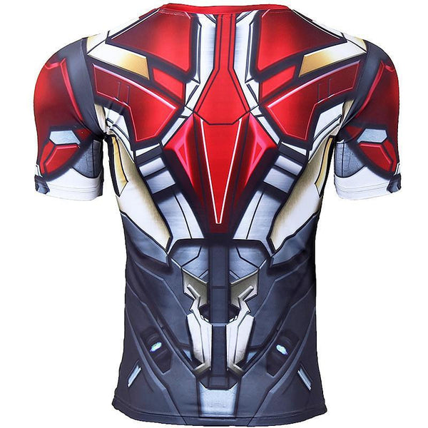 IRON MAN Compression Shirt for Men (Short Sleeve)