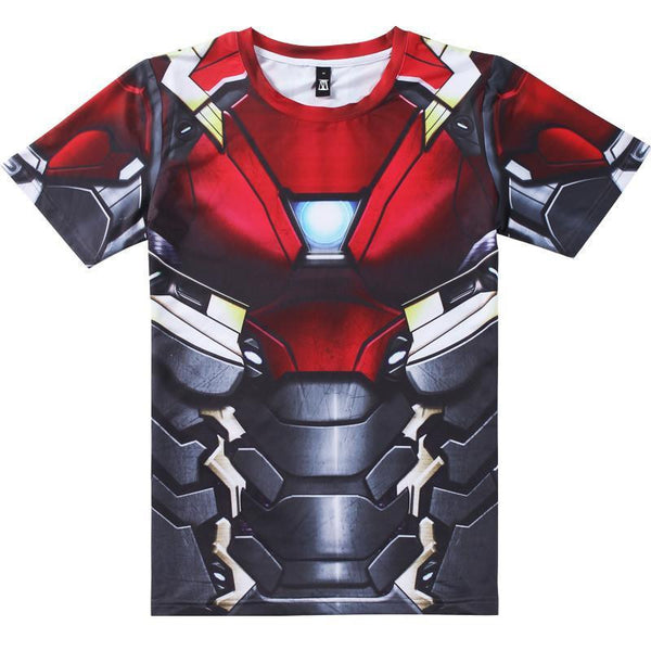 IRON MAN Compression Shirt for Men (Short Sleeve)