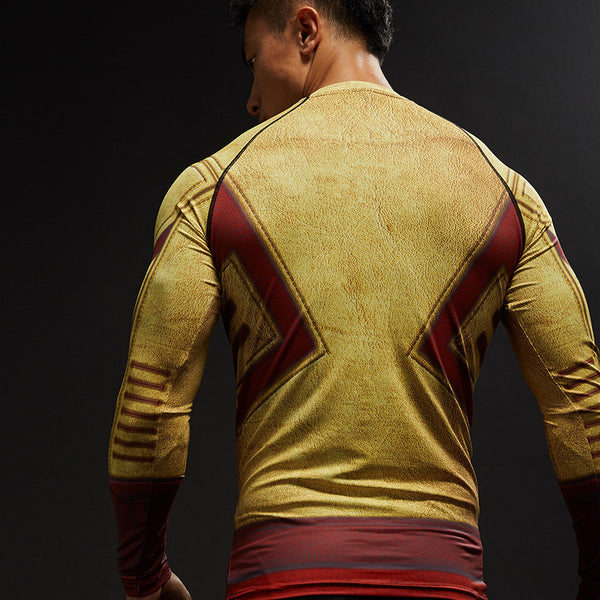 KID FLASH Compression Shirt for Men (Long Sleeve)