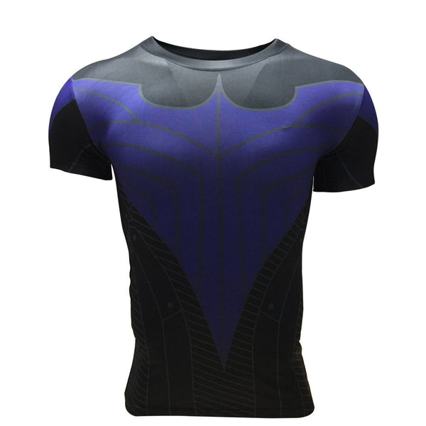 NIGHTWING Compression Shirt for Men (Short Sleeve)