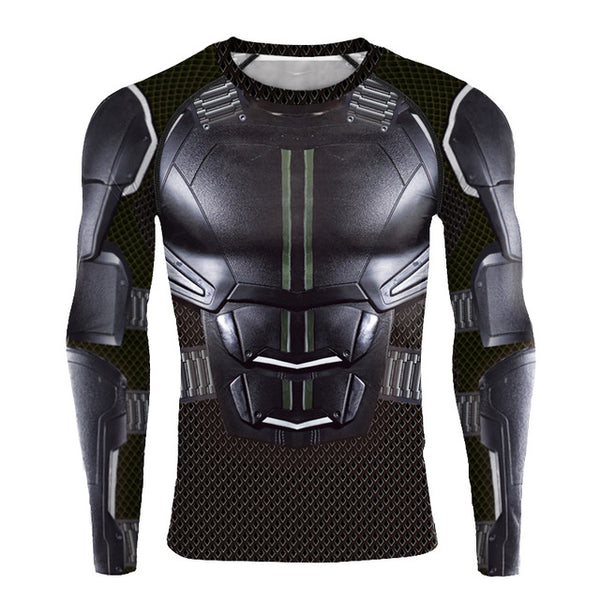 BATMAN Armor Long Sleeve Compression Shirt