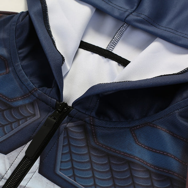 Avengers 4 CAPTAIN AMERICA Zipper Hoodie