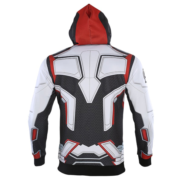 Avengers 4 CAPTAIN AMERICA Quantum Realm Zipper Hoodie