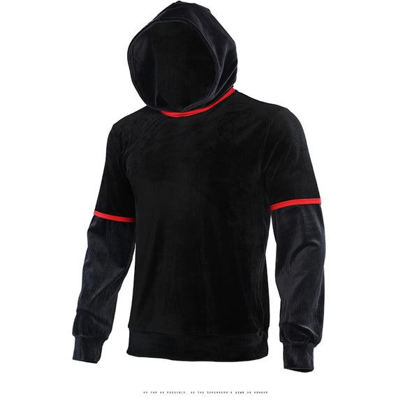 Black IRON MAN Pullover Hoodie