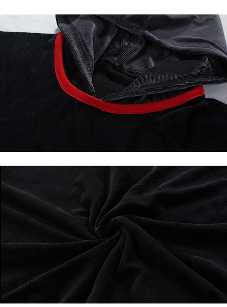 Black IRON MAN Pullover Hoodie