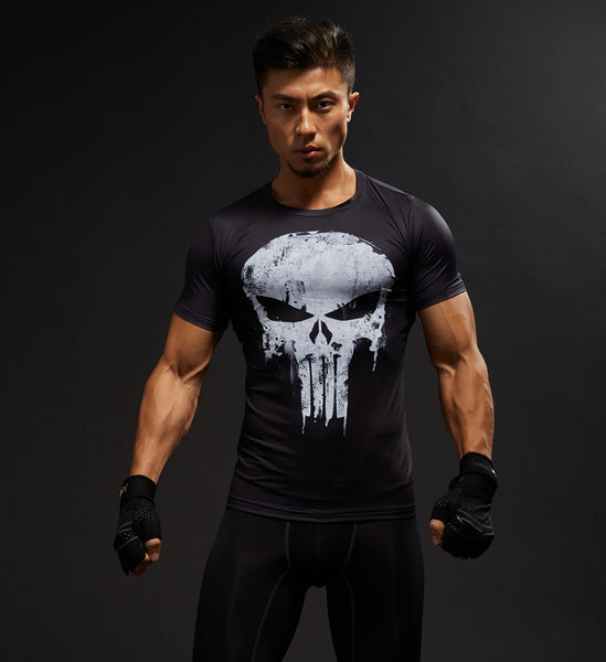 Punisher Compression Shirt for Men