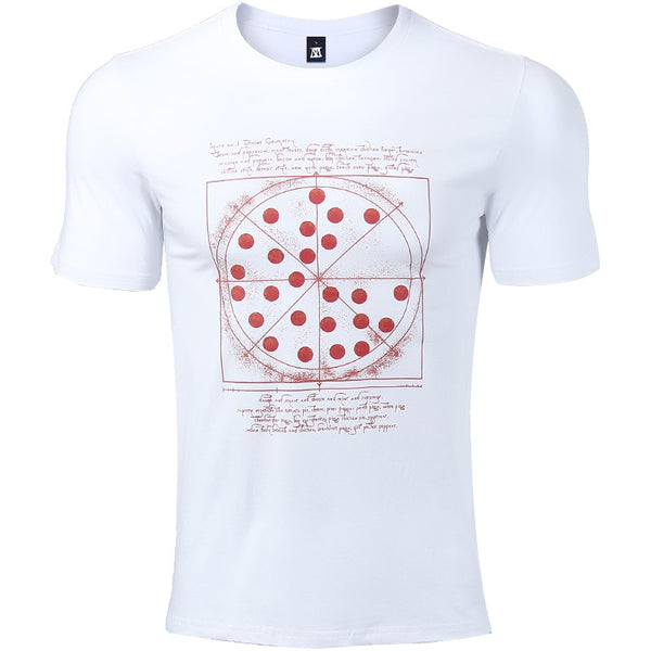 White SPIDERMAN Homecoming Funny Pizza T-Shirt