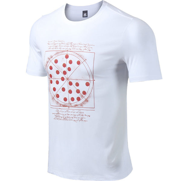 White SPIDERMAN Homecoming Funny Pizza T-Shirt