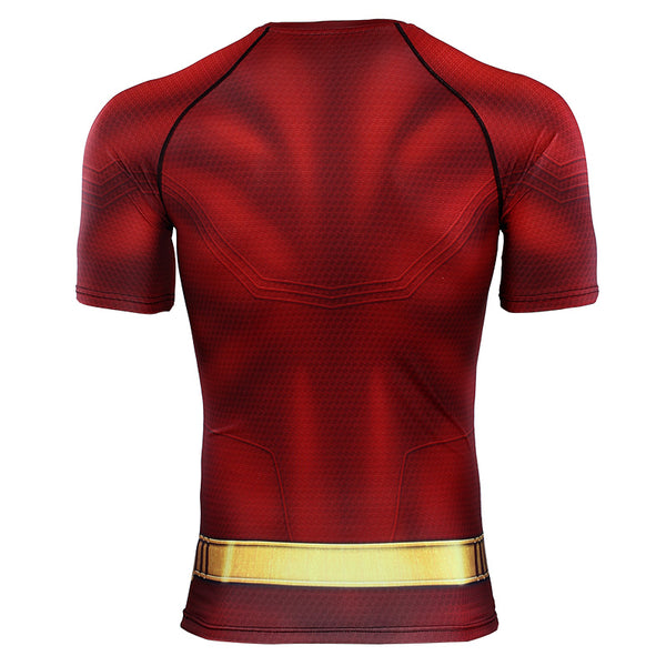 SHAZAM Short Sleeve Compression Shirt for Men