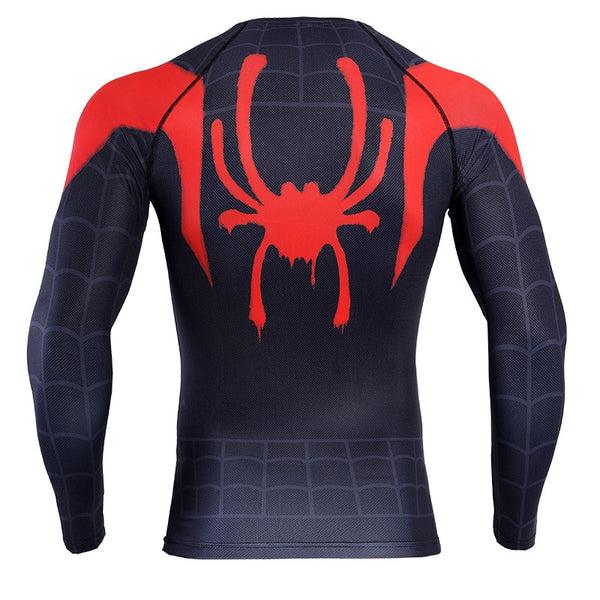 SPIDERMAN Miles Morales Long Sleeve Compression Shirt