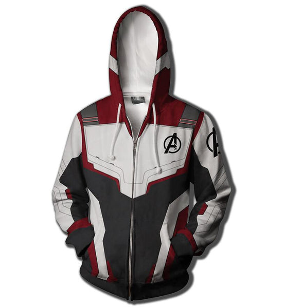 Avengers Endgame 4 Quantum Realm Zipper Hoodie
