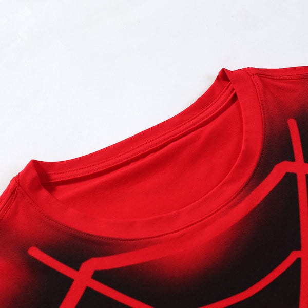 Casual Red SPIDERMAN T-Shirt for Men