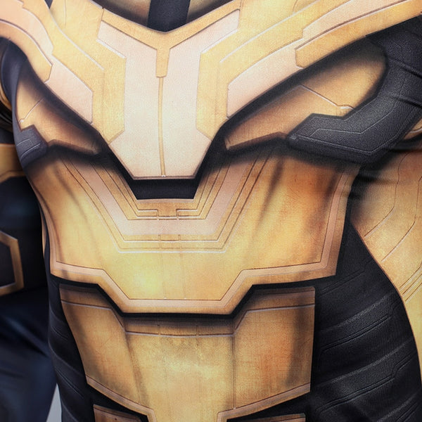 Avengers 4 Endgame THANOS Long Sleeve Compression Shirt for Men
