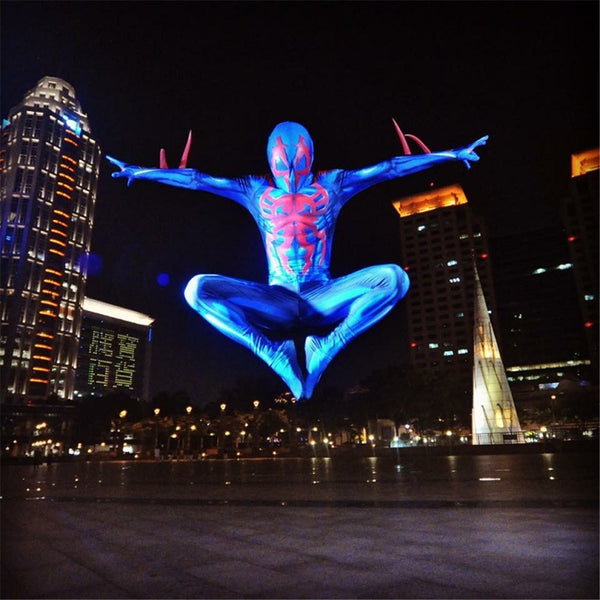 Blue SPIDERMAN 2099 Miguel O'Hara Costume