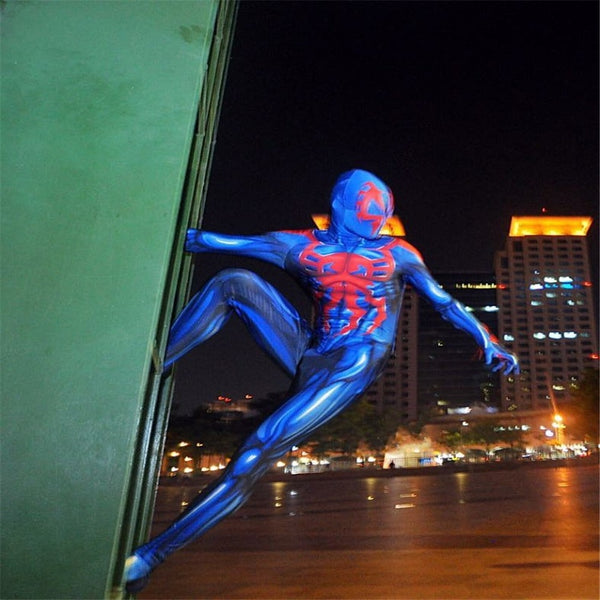 Blue SPIDERMAN 2099 Miguel O'Hara Costume