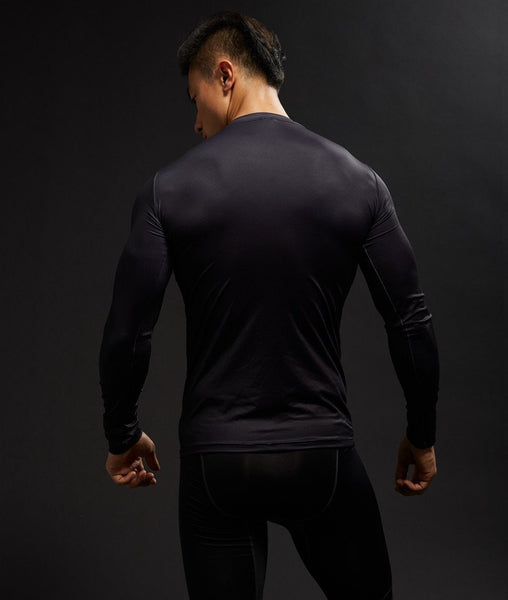 PUNISHER Compression Shirt for Men (Long Sleeve)