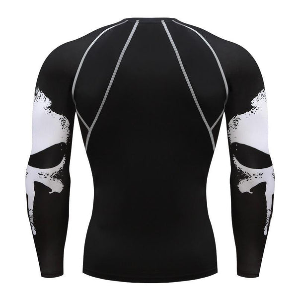 PUNISHER Compression Shirt for Men (Long Sleeve)