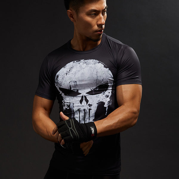 T-shirt Ghost Punisher manches courtes – Action Airsoft