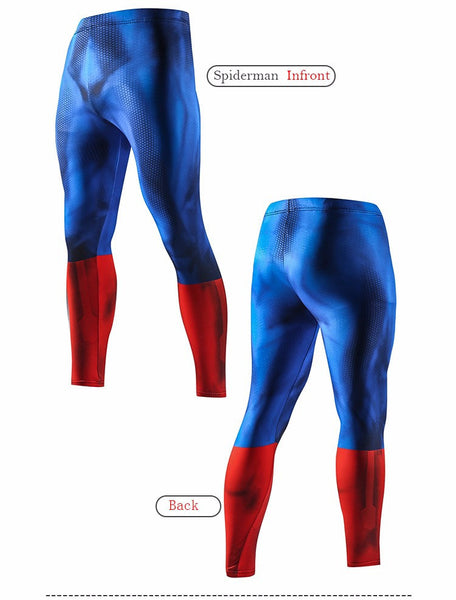 SPIDERMAN Compression Leggings/Pants for Men
