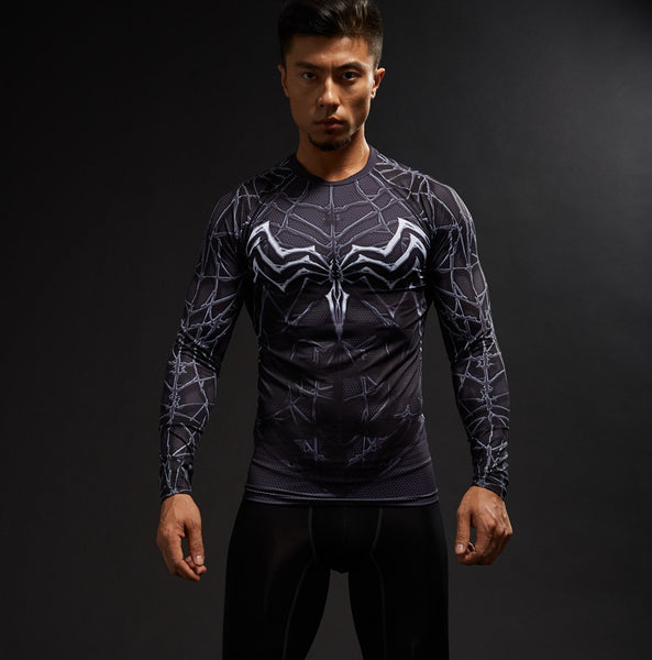 SPIDERMAN Compression Shirt for Men (Long Sleeve)