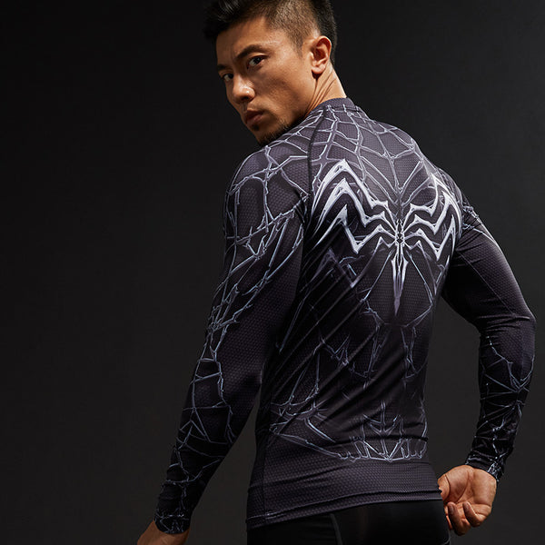 SPIDERMAN Compression Shirt for Men (Long Sleeve)