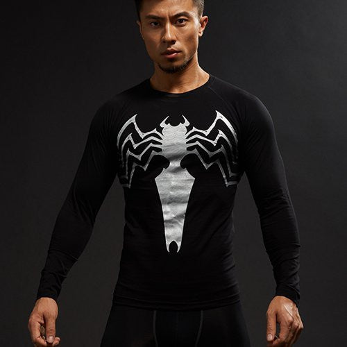 SPIDERMAN Compression Shirt for Men (Long Sleeve)