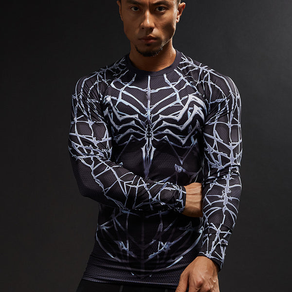 SPIDERMAN Compression Shirt for Men (Long Sleeve)