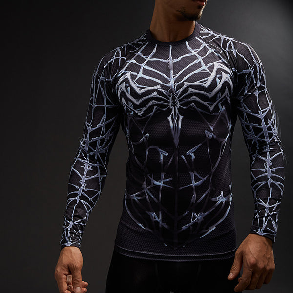 SPIDERMAN Compression Shirt for Men (Long Sleeve)