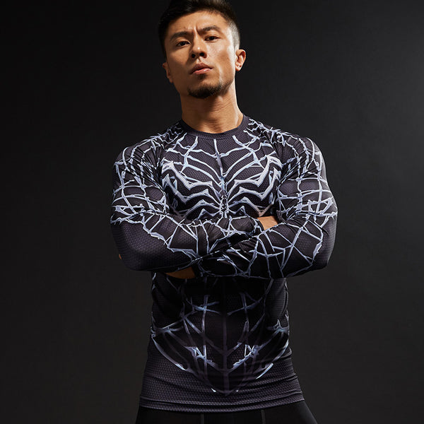 SPIDERMAN Compression Shirt for Men (Long Sleeve)