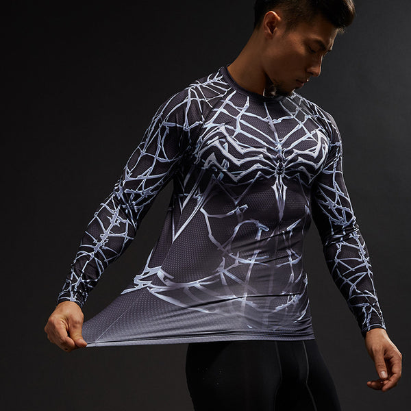 SPIDERMAN Compression Shirt for Men (Long Sleeve)