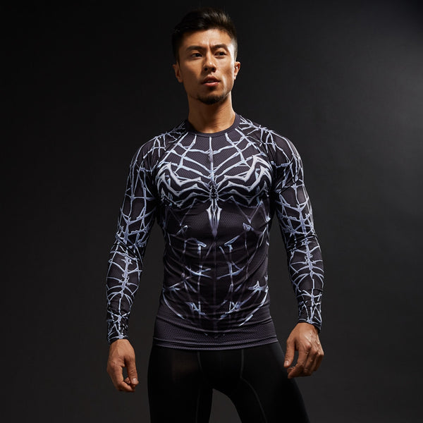 SPIDERMAN Compression Shirt for Men (Long Sleeve)