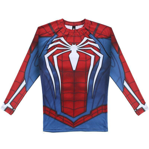 SPIDERMAN Compression Shirt for Men (Long Sleeve)