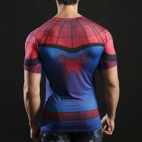 SPIDERMAN Compression Shirt for Men (Short Sleeve)