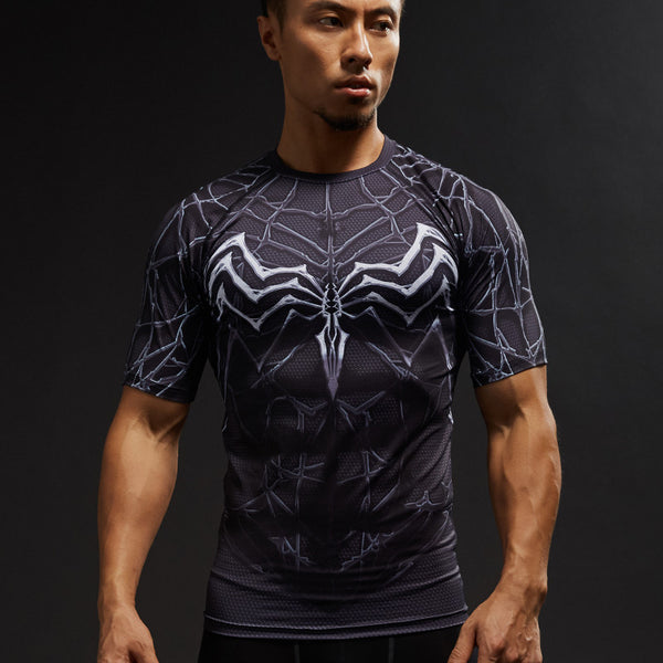SPIDERMAN Compression Shirt for Men (Short Sleeve)