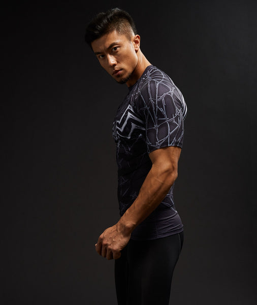 SPIDERMAN Compression Shirt for Men (Short Sleeve)