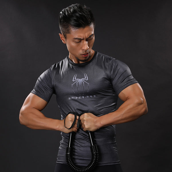 SPIDERMAN Compression Shirt for Men (Short Sleeve)