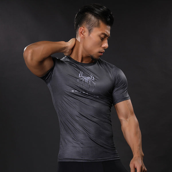 SPIDERMAN Compression Shirt for Men (Short Sleeve)