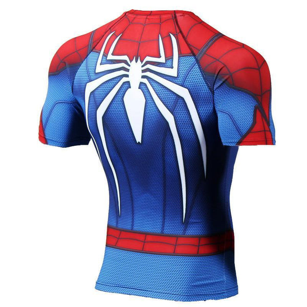 SPIDERMAN Compression Shirt for Men (Short Sleeve)