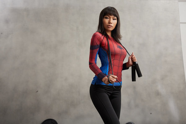 SPIDERMAN Compression Shirt for Women (Long Sleeve)