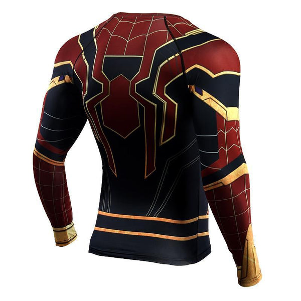 SPIDERMAN Long Sleeve Compression Shirt for Men