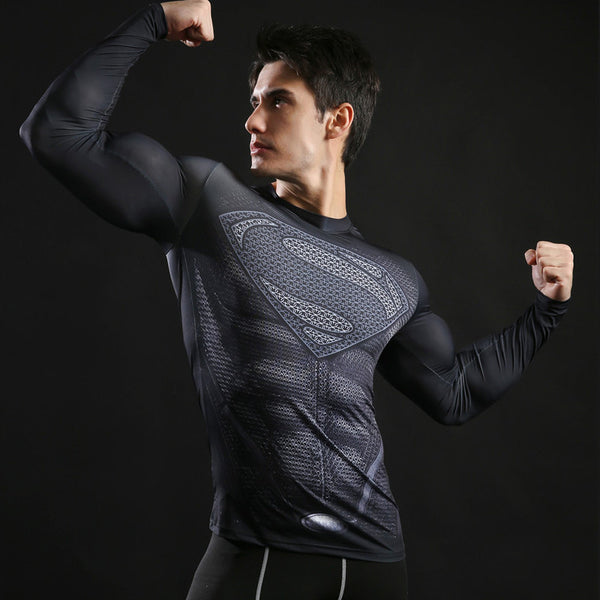 Superman Compression Shirt For Men – ME SUPERHERO