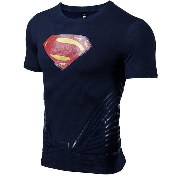 SUPERMAN Compression Shirt for Men (Short Sleeve)