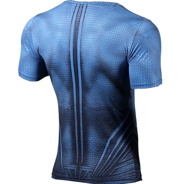 SUPERMAN Compression Shirt for Men (Short Sleeve)