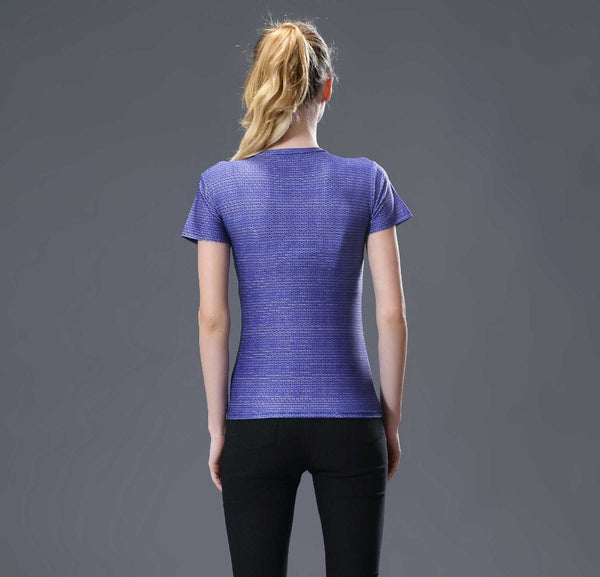 SUPERMAN Compression Shirt for Women (Short Sleeve)